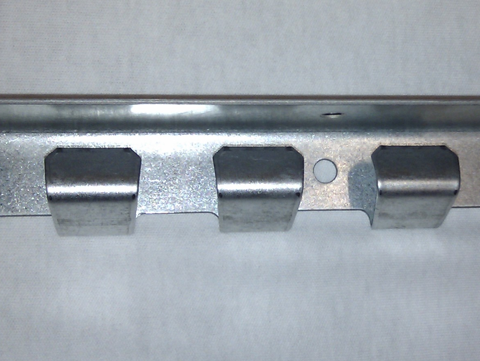 Galvanised Steel Hook On Curtain Rails - Redwood Strip Curtains