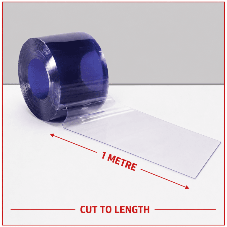 Clear PVC Strip By The Metre (Standard)