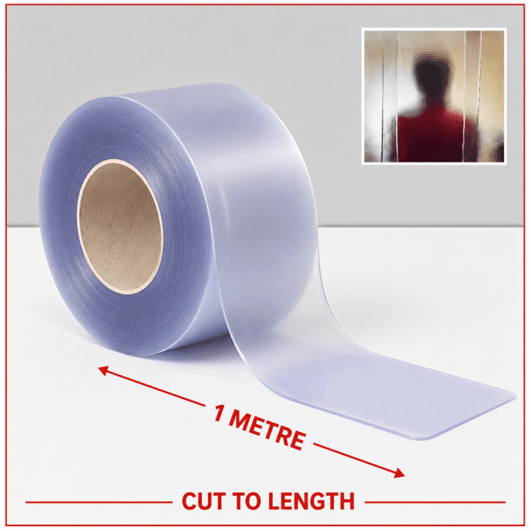 Frosted PVC Strip By The Metre