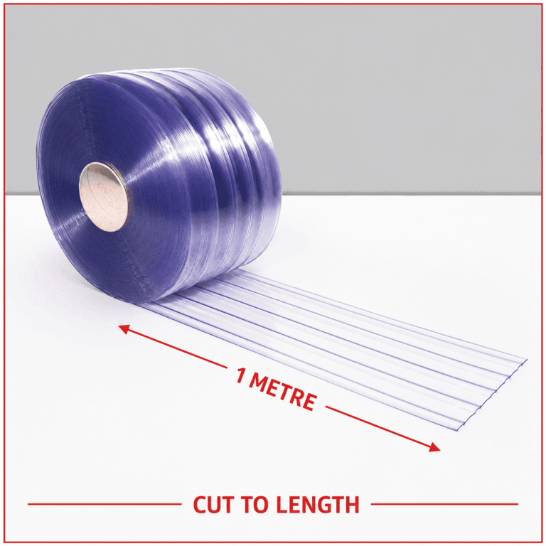 Ribbed PVC Strip By The Metre (Heavy-Duty)