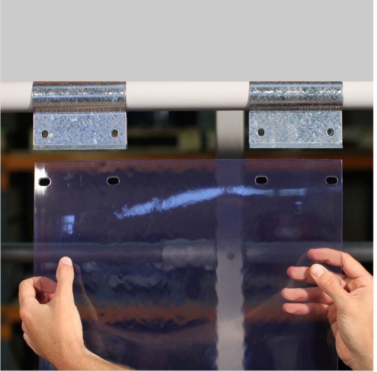 Swivel Hinge Replacement Strip - 400mm Standard Clear - 60 Overlap-page-001