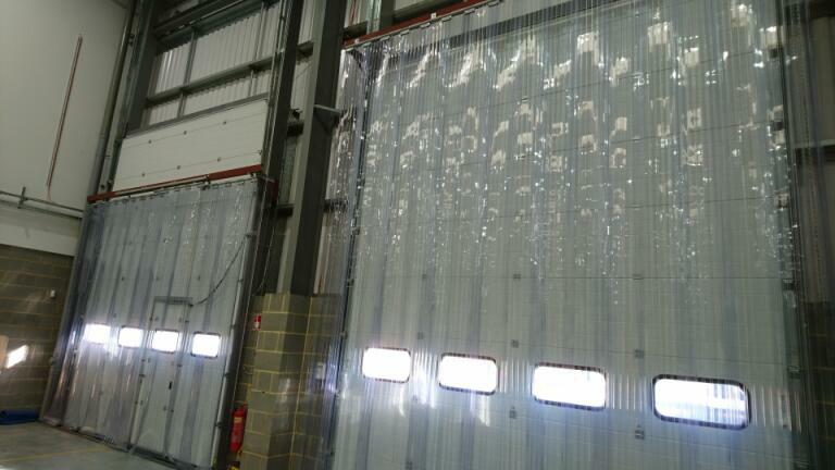Sarfran Aero PVC Strip Curtains Installed